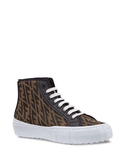 fendi force high top sneakers|FENDI .